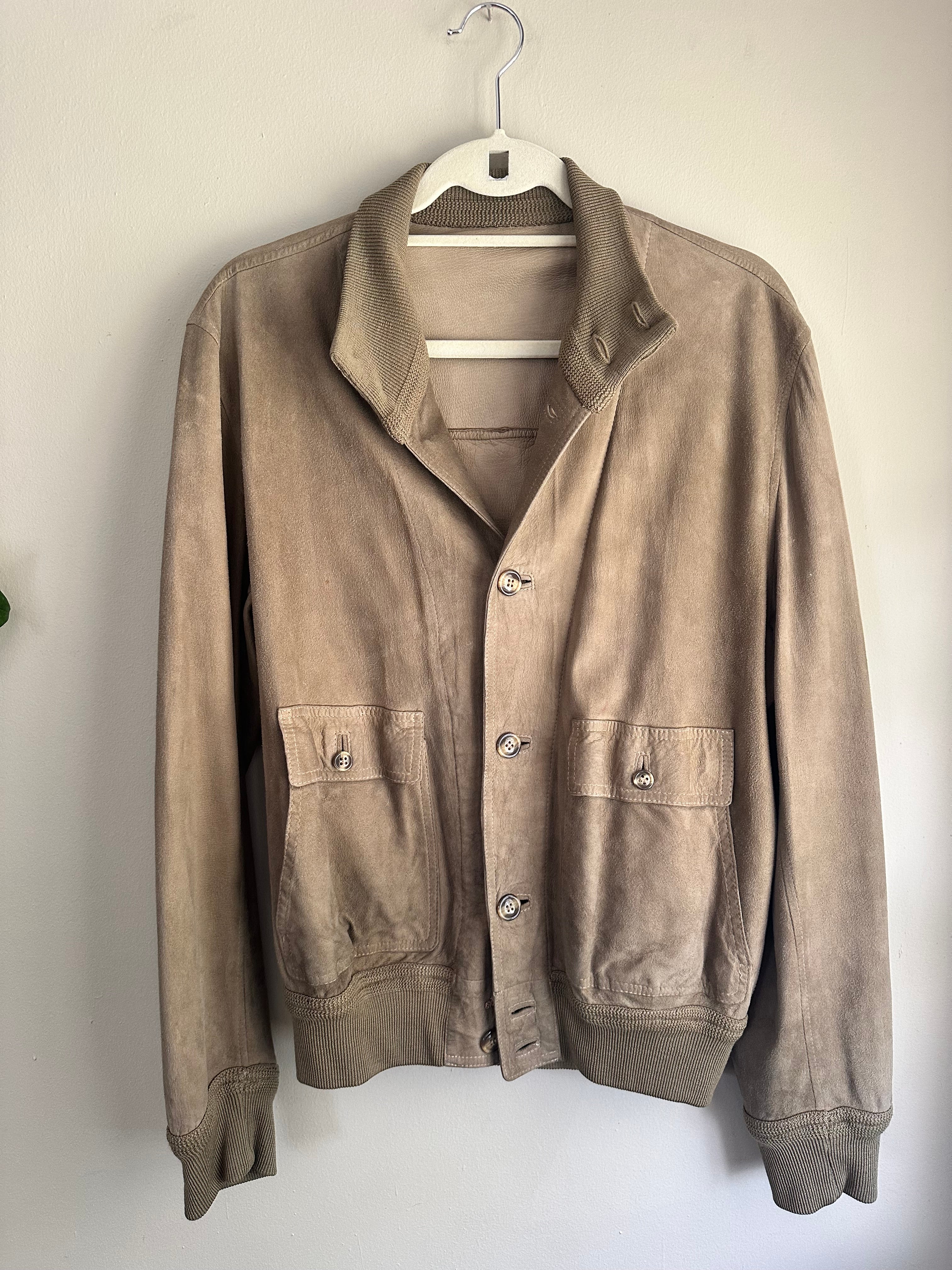 Vintage Paul Stuart Leather Bomber