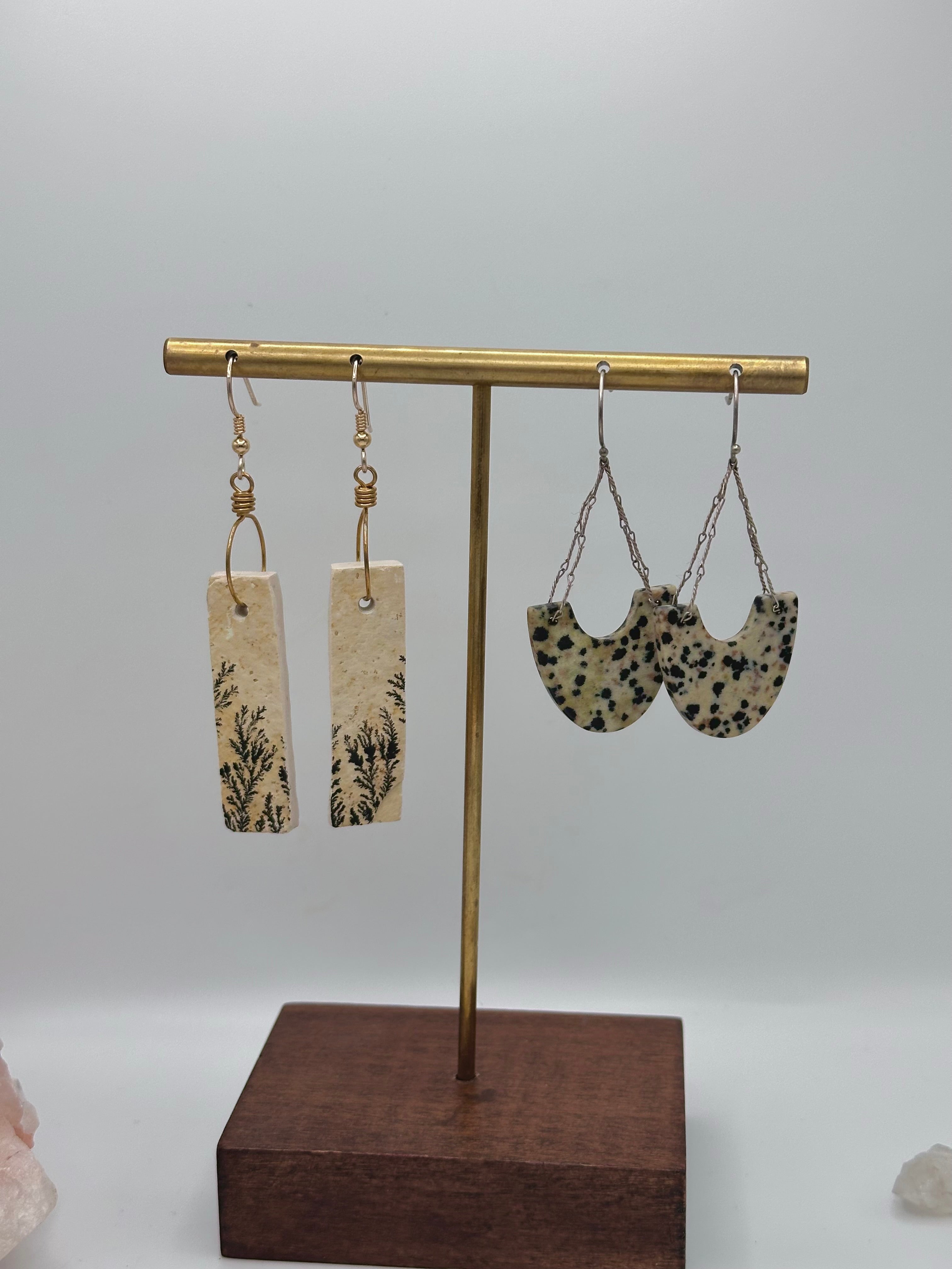 Natural Gemstone earrings
