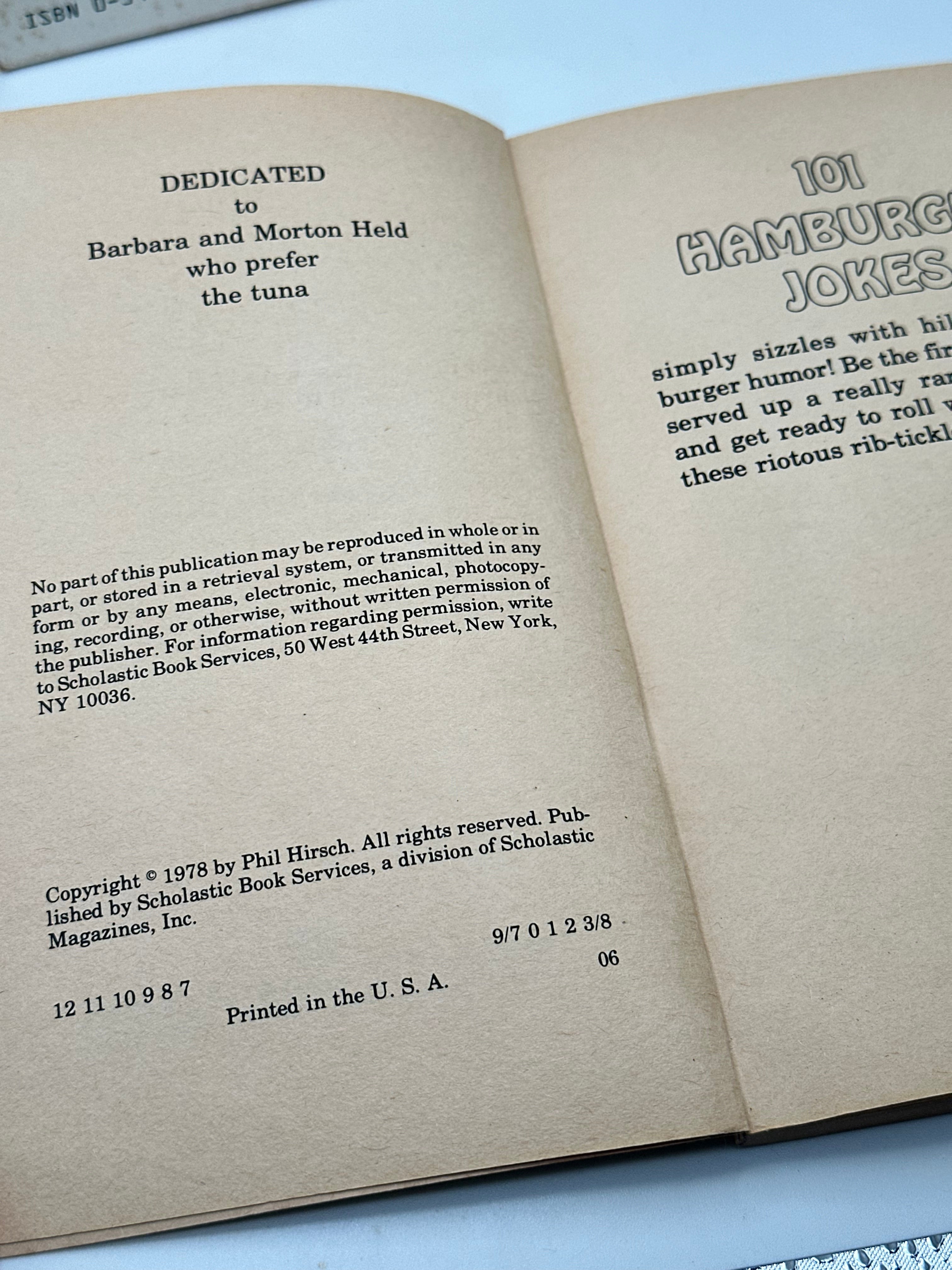 Vintage Joke Books