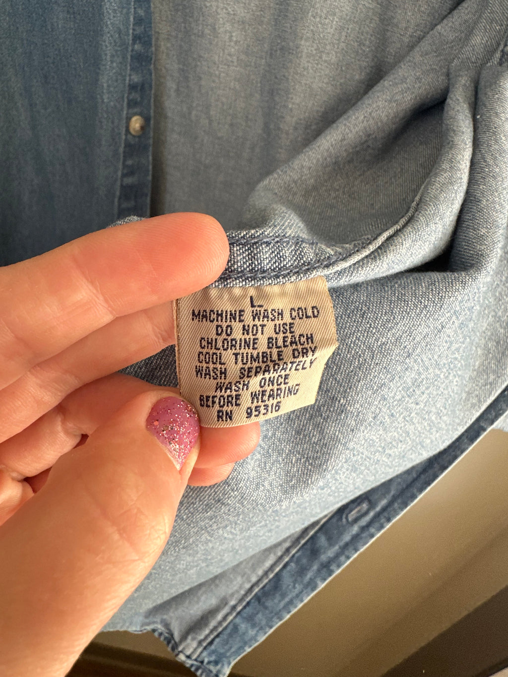 Vintage BMI Music Denim Shirt