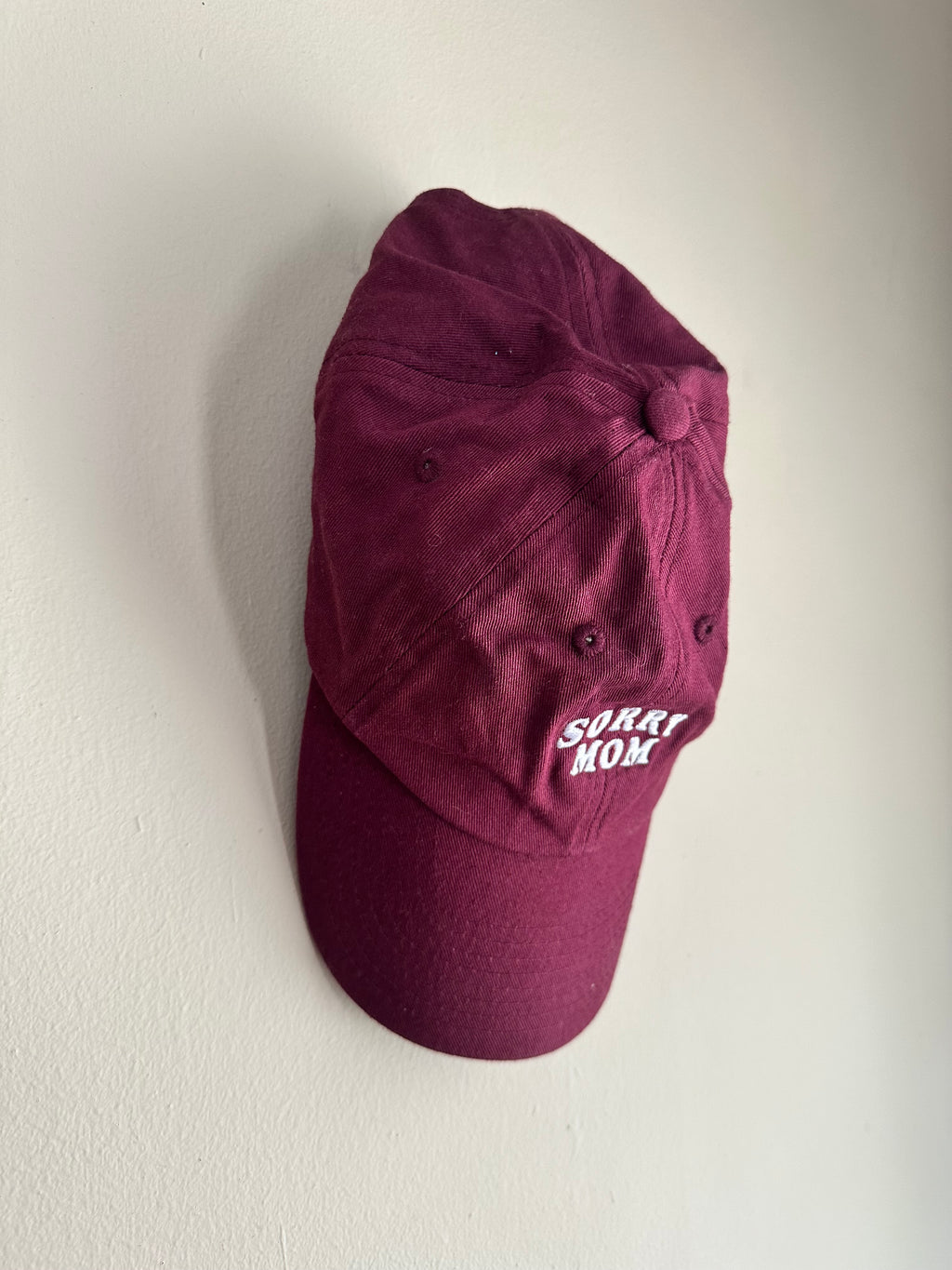 Sorry Mom Maroon Hat