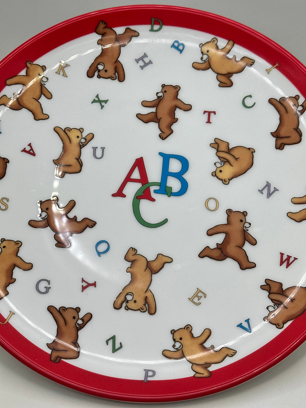 Vintage Tiffany & Co Alphabet Bears plate