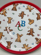 Vintage Tiffany & Co Alphabet Bears plate