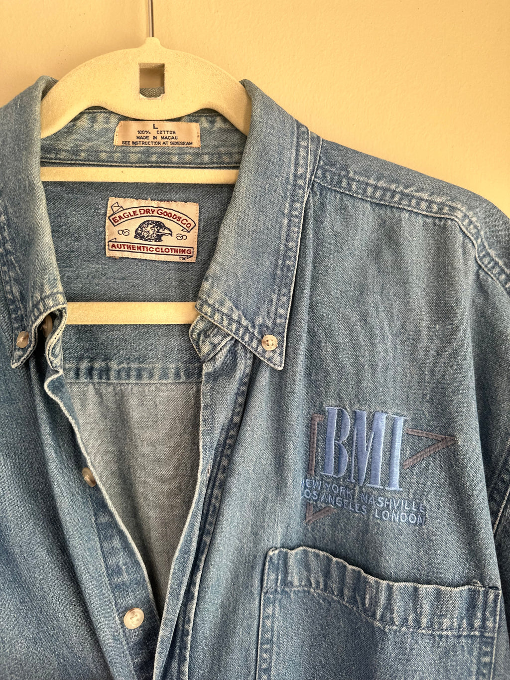 Vintage BMI Music Denim Shirt