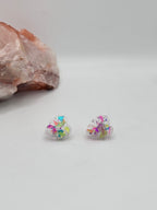 Glitter resin studs