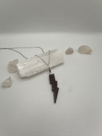 Smoky Quartz Lightning necklace