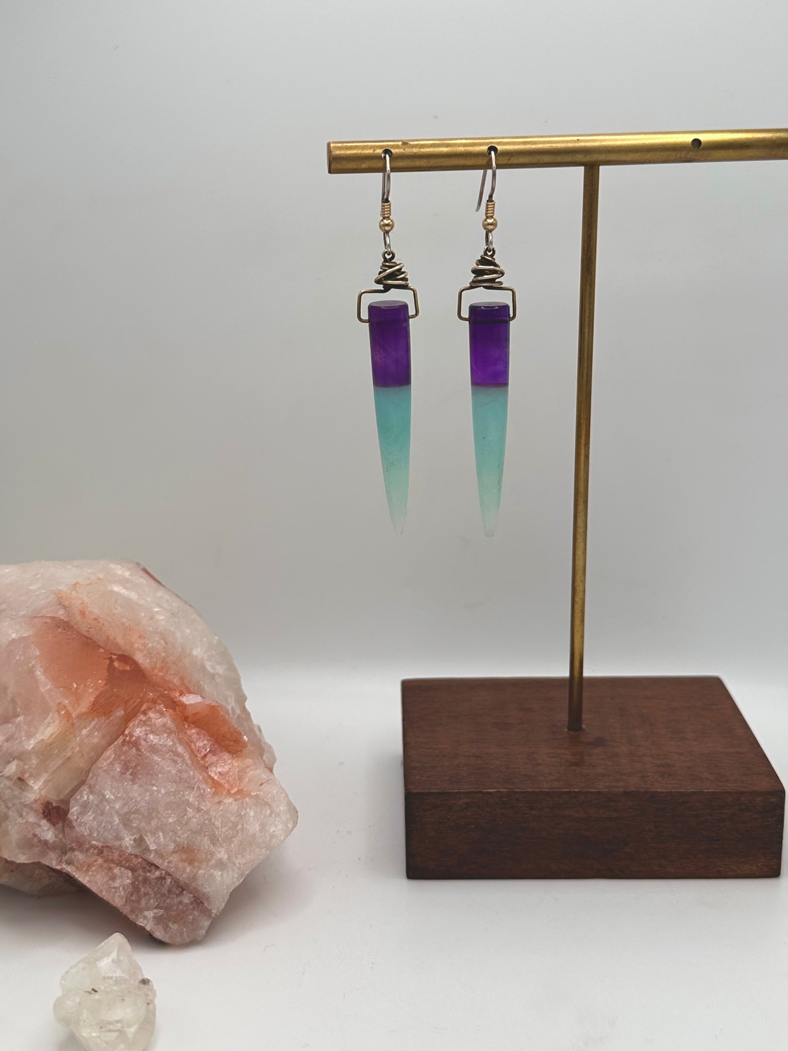 Natural Gemstone earrings