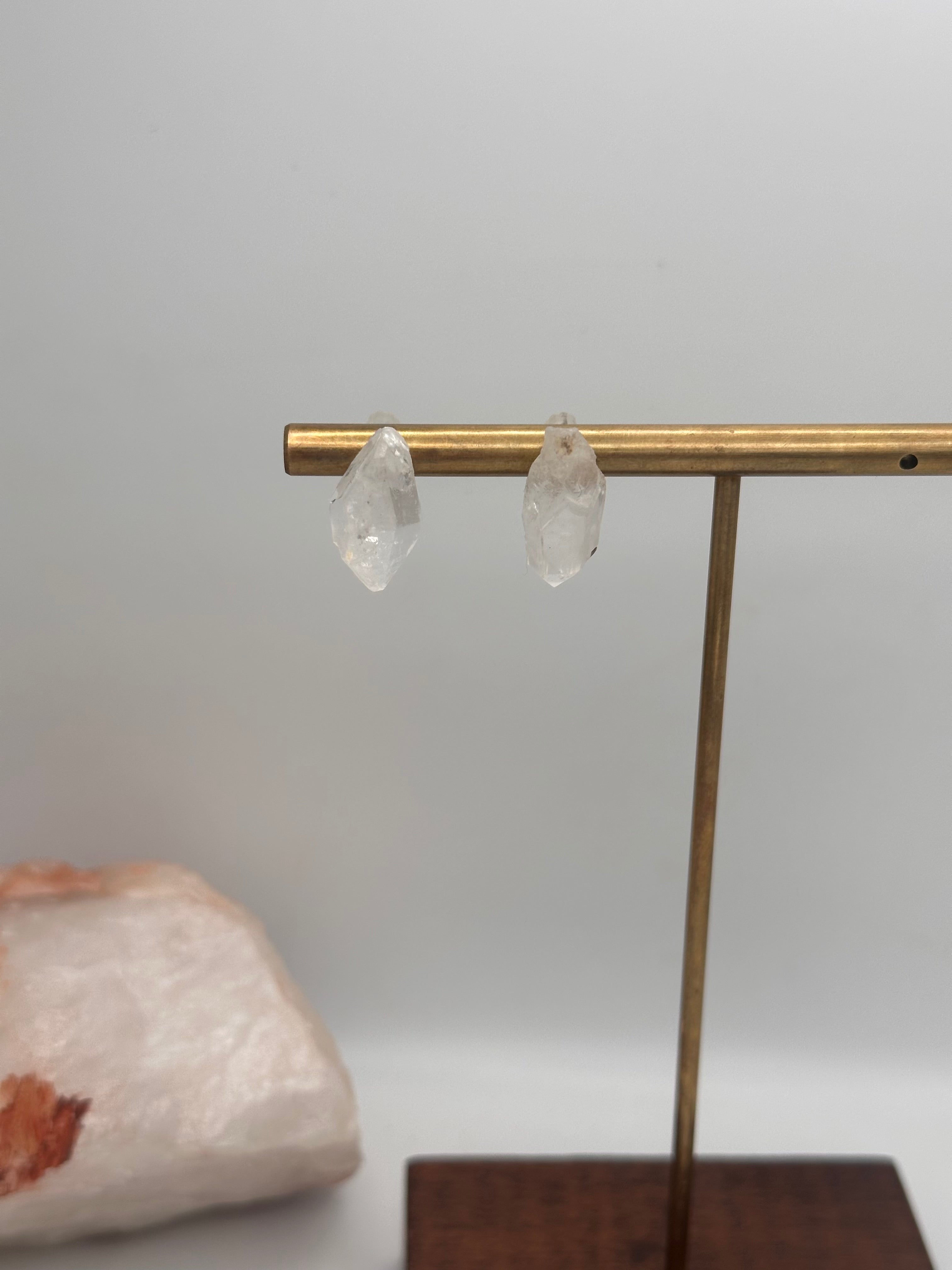 Montana Quartz crystal studs