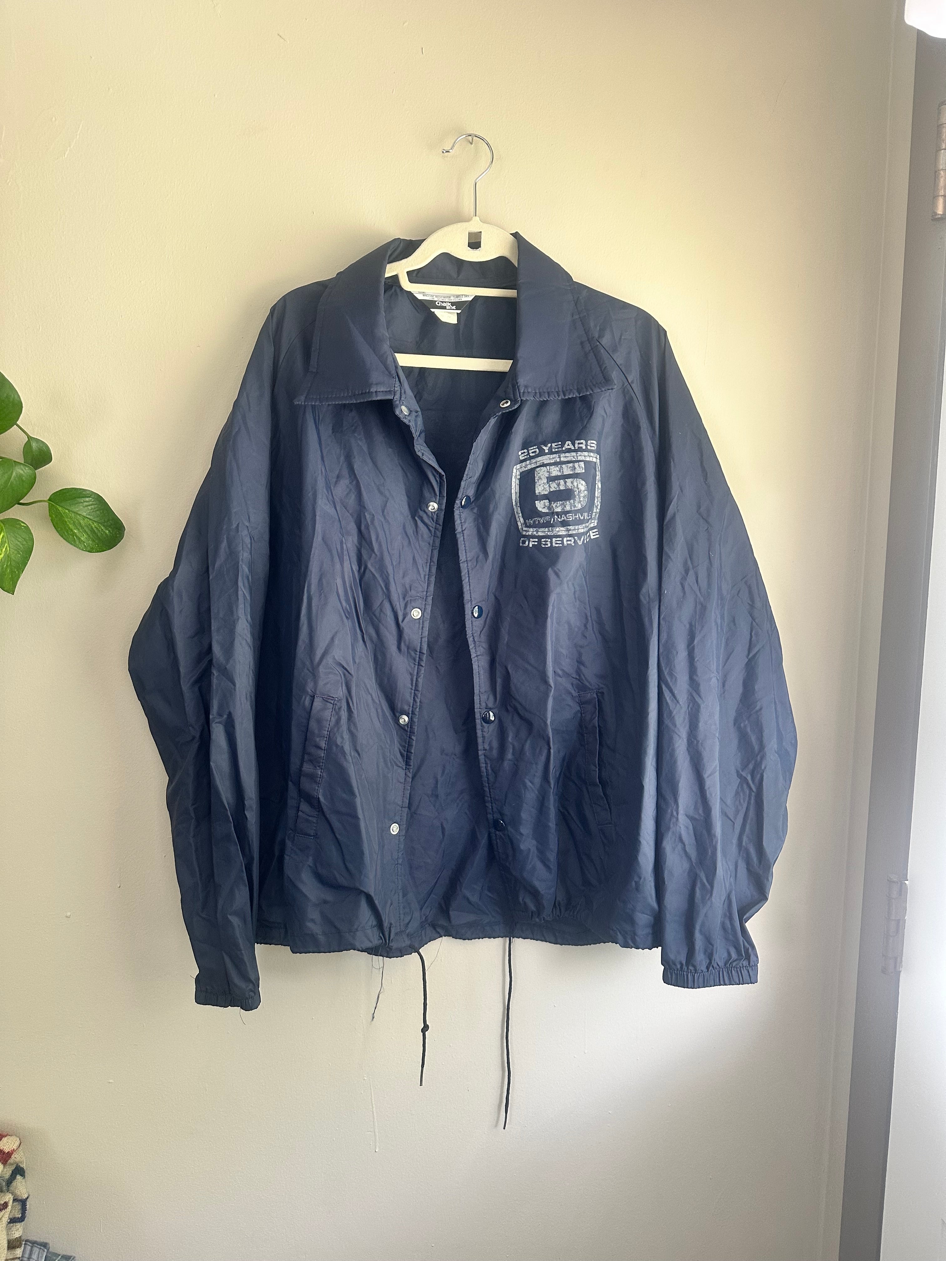 Vintage WTVF Channel 5 Nashville Windbreaker