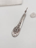Vintage floral spoon necklace pendant
