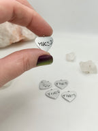 Stamped Conversation Charms