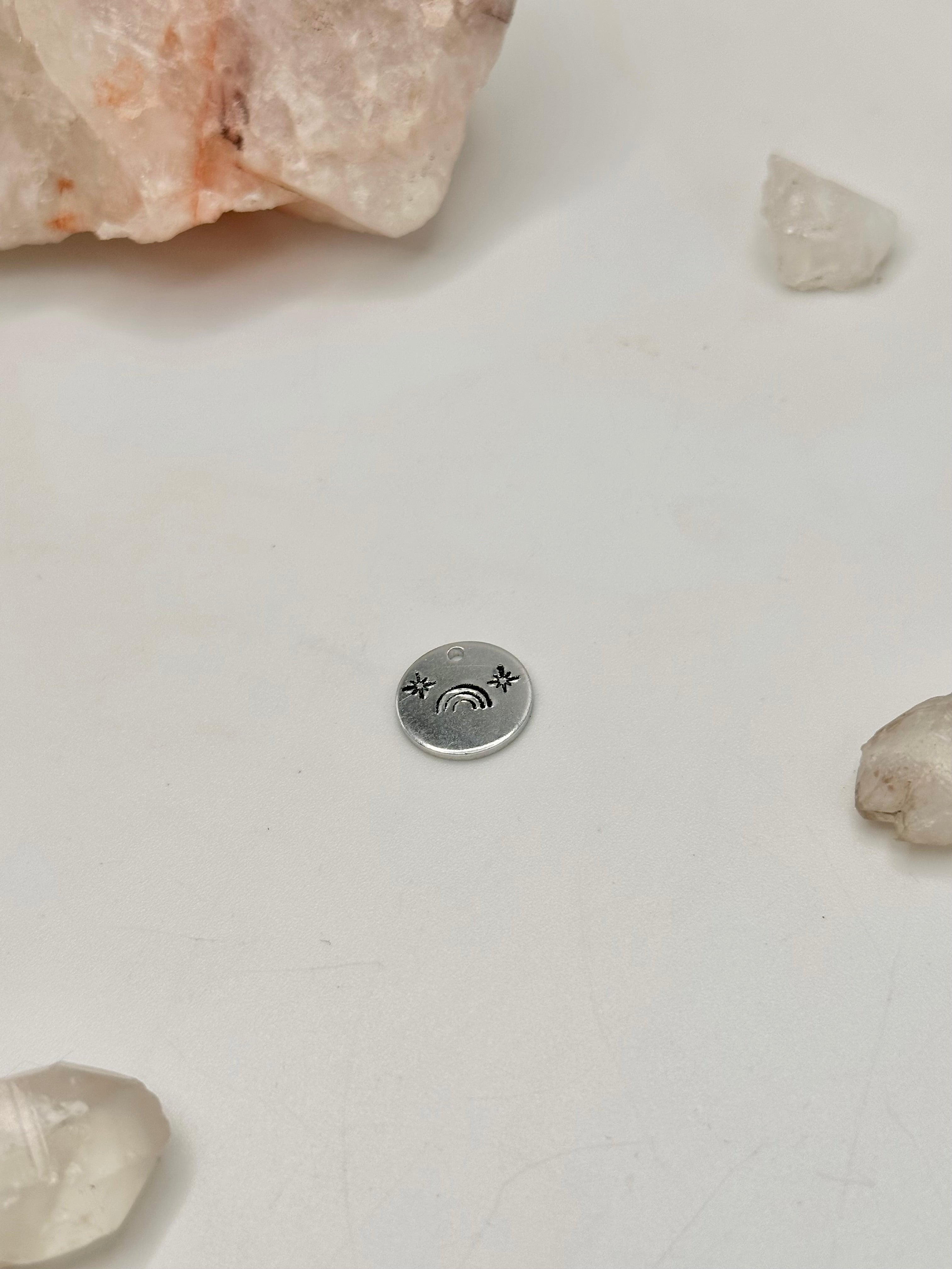 Stamped Conversation Charms