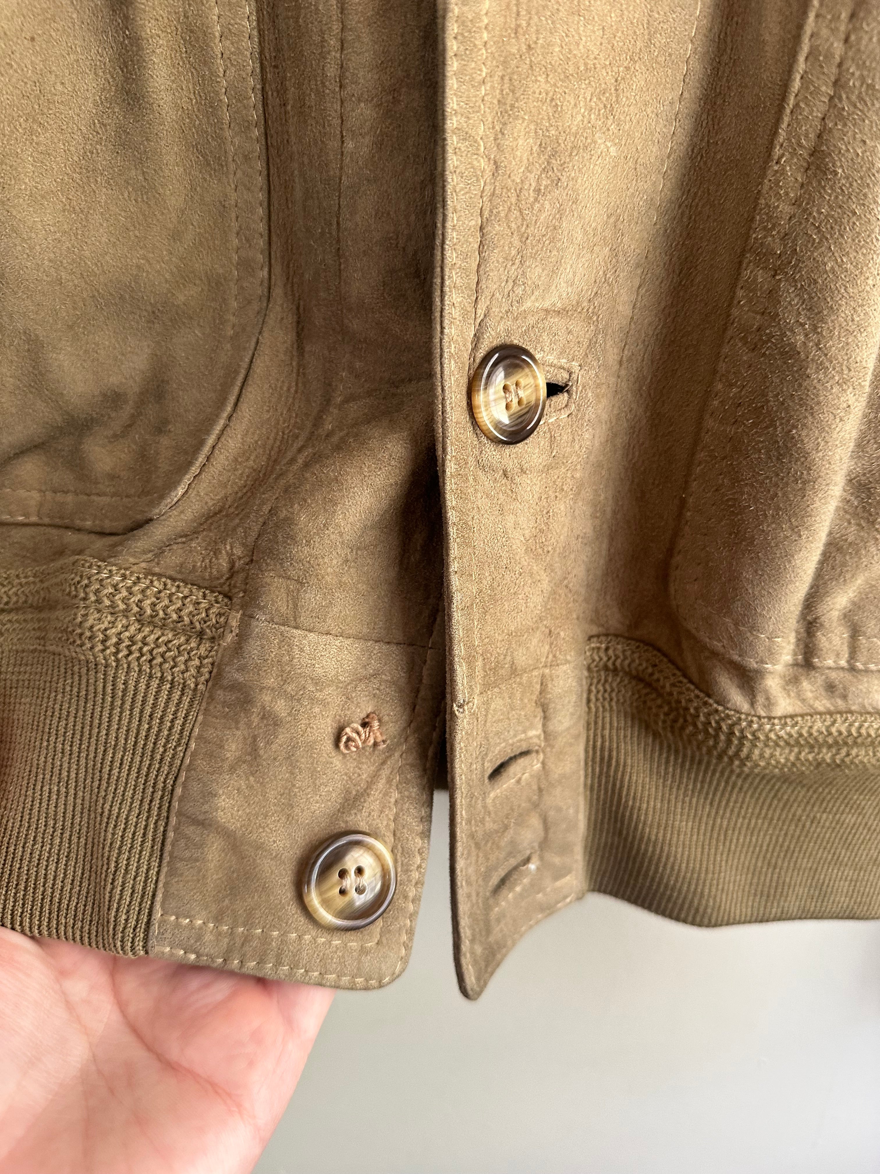 Vintage Paul Stuart Leather Bomber