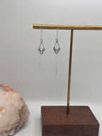 Threader geometric earrings