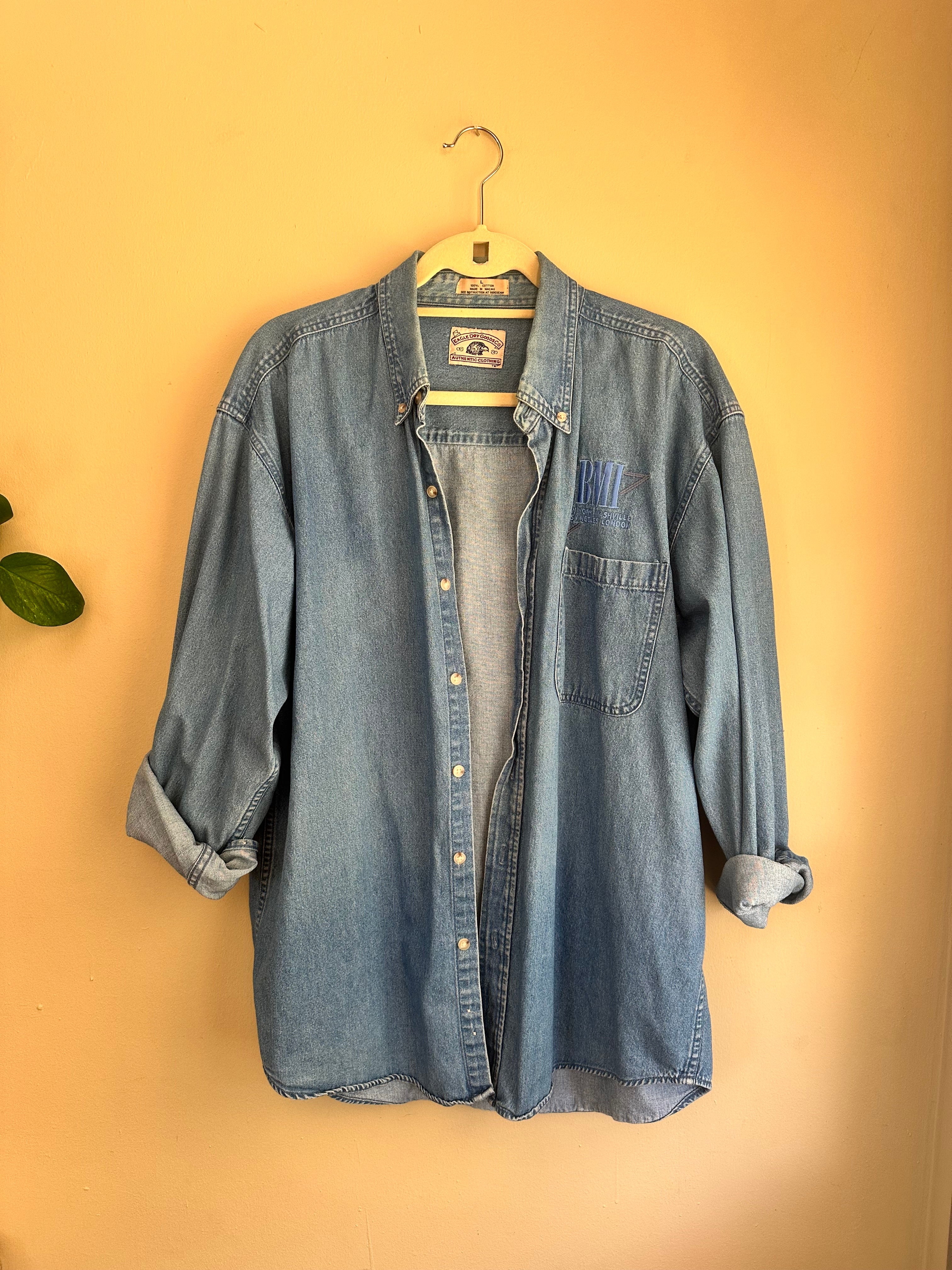 Vintage BMI Music Denim Shirt