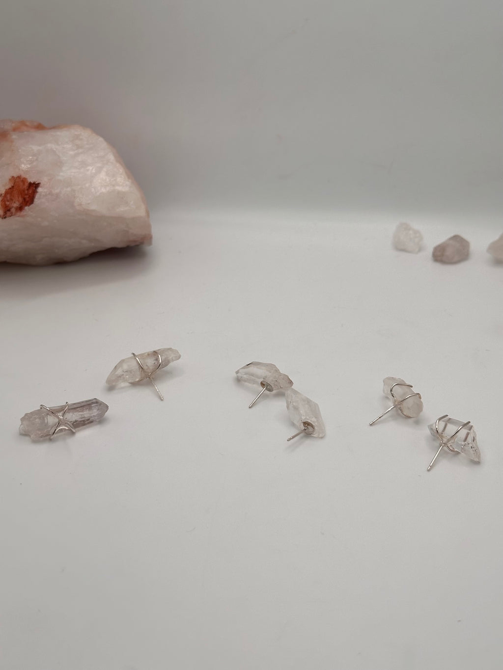 Montana Quartz crystal studs