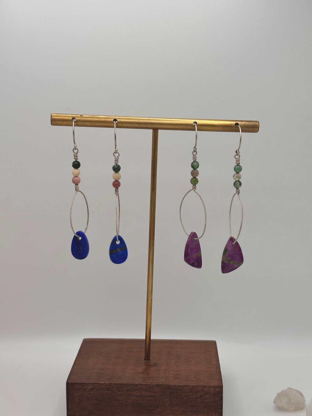 Natural Gemstone earrings