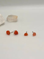 Red Agate studs