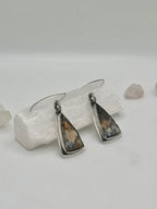 Woodsy Agate earrings