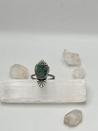 Australian Boulder Opal ring