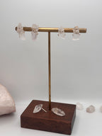 Montana Quartz crystal studs