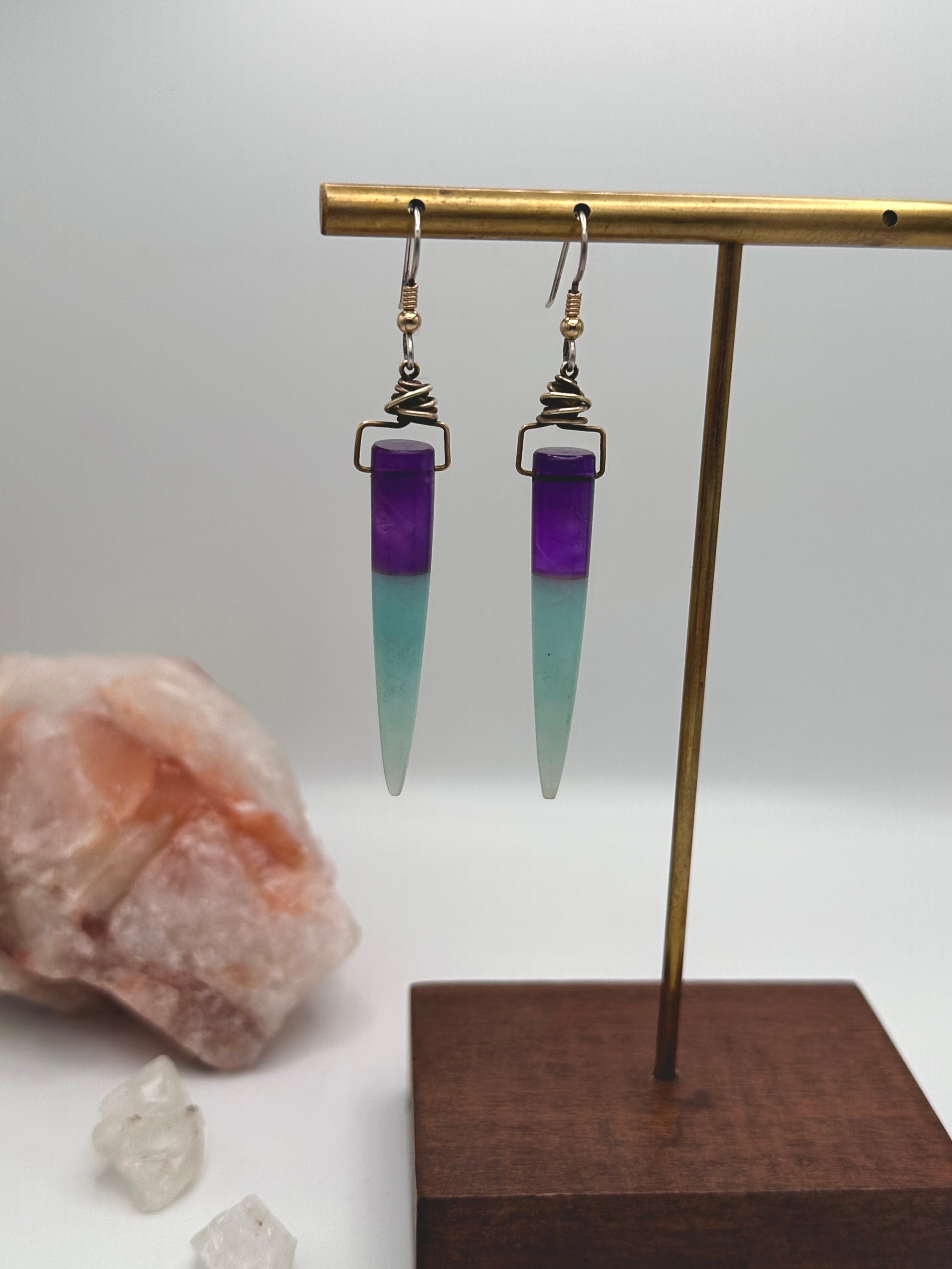 Natural Gemstone earrings