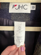 Vintage Wool Plaid Coat