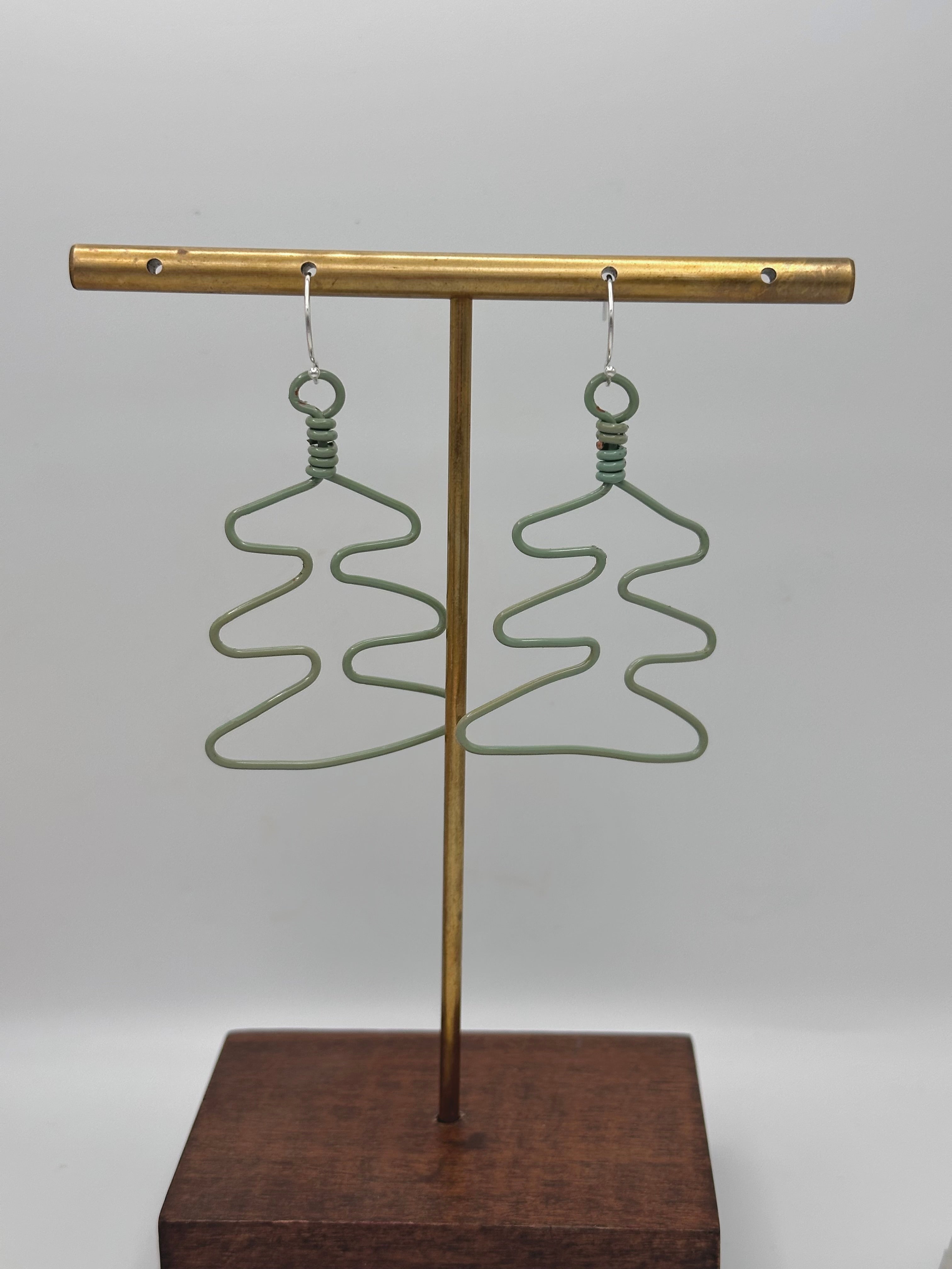 Green Copper Christmas Trees