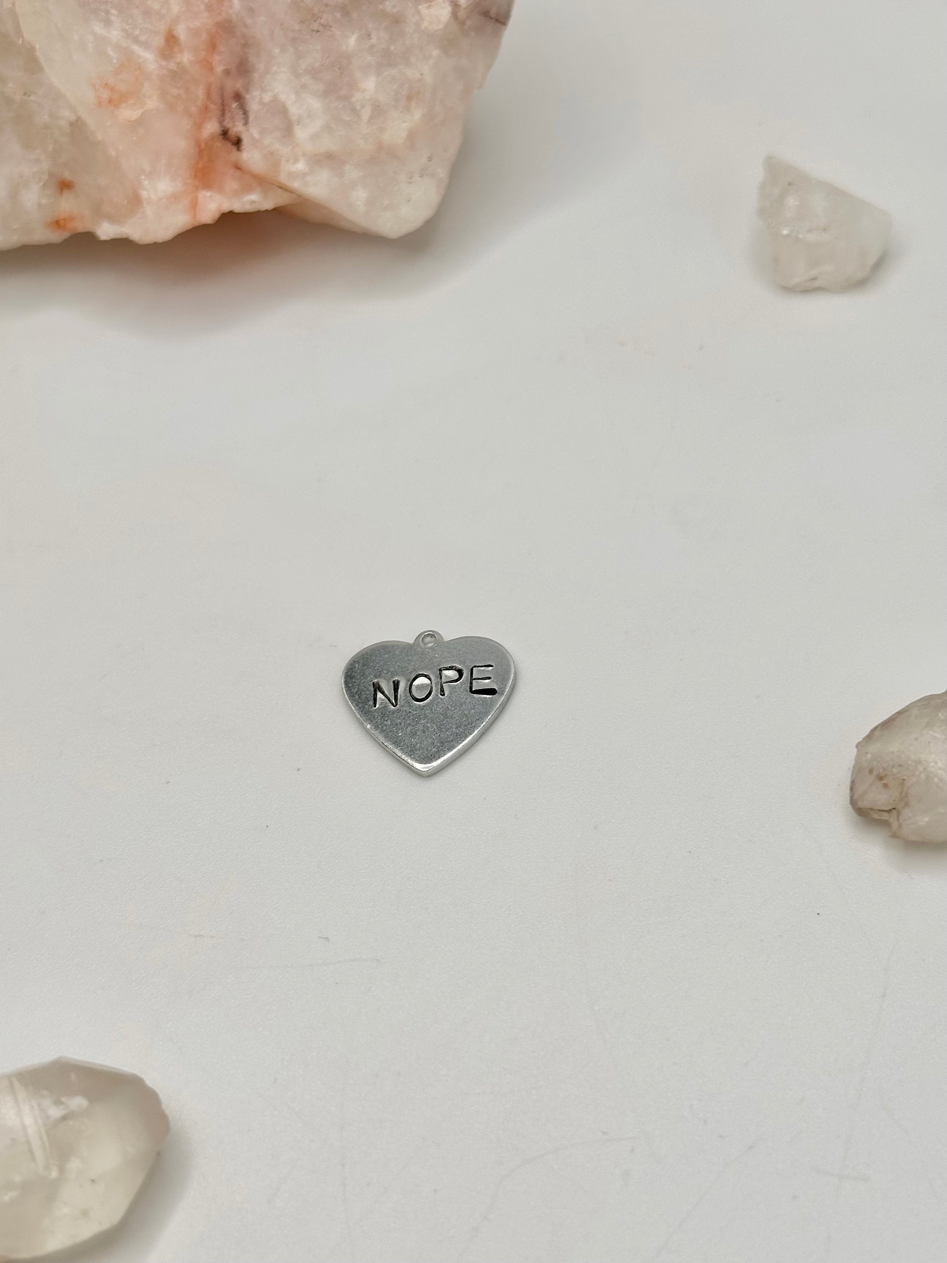 Stamped Conversation Charms