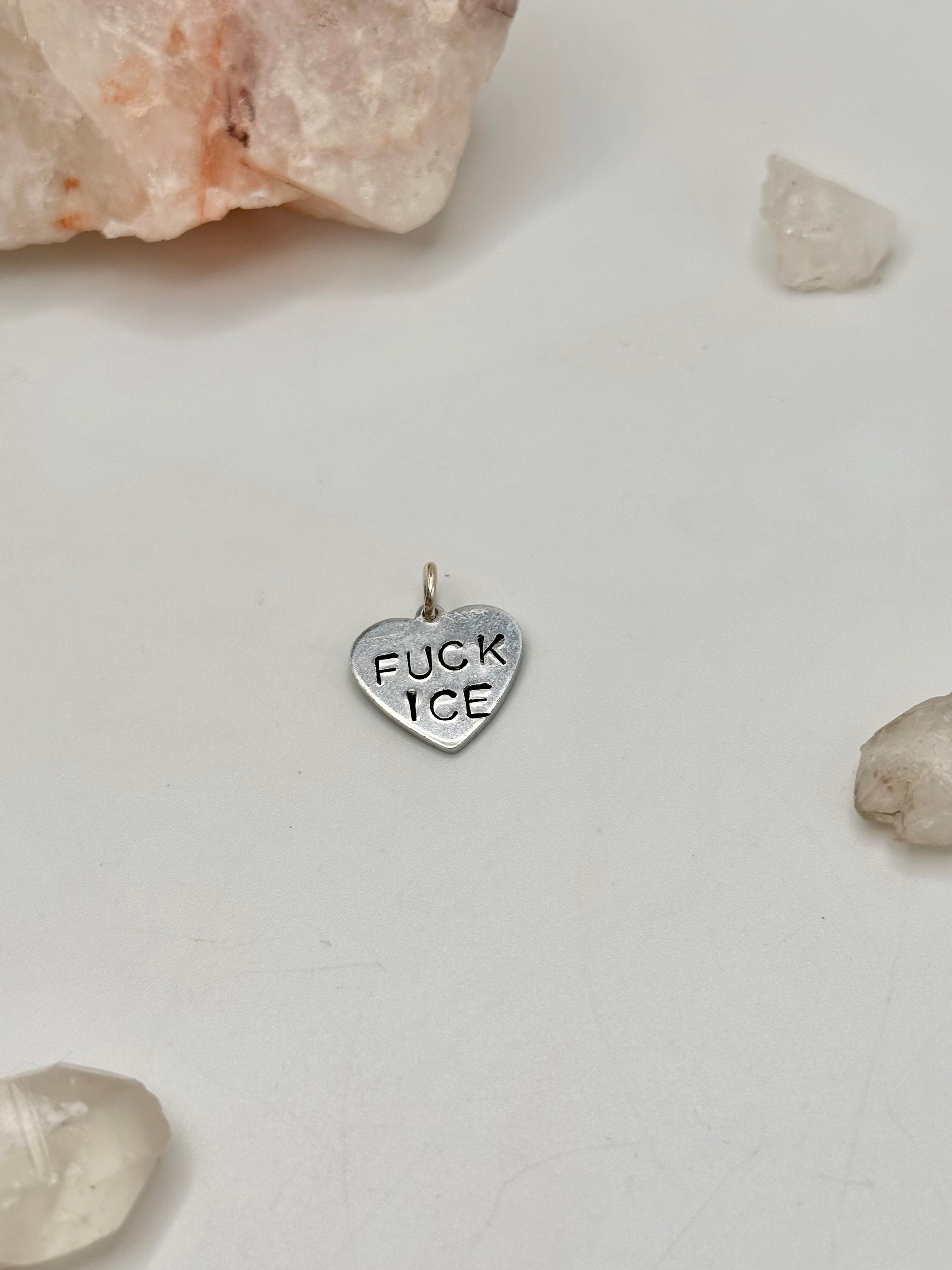Stamped Conversation Charms