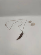 Smoky Quartz Lightning necklace