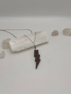 Smoky Quartz Lightning necklace