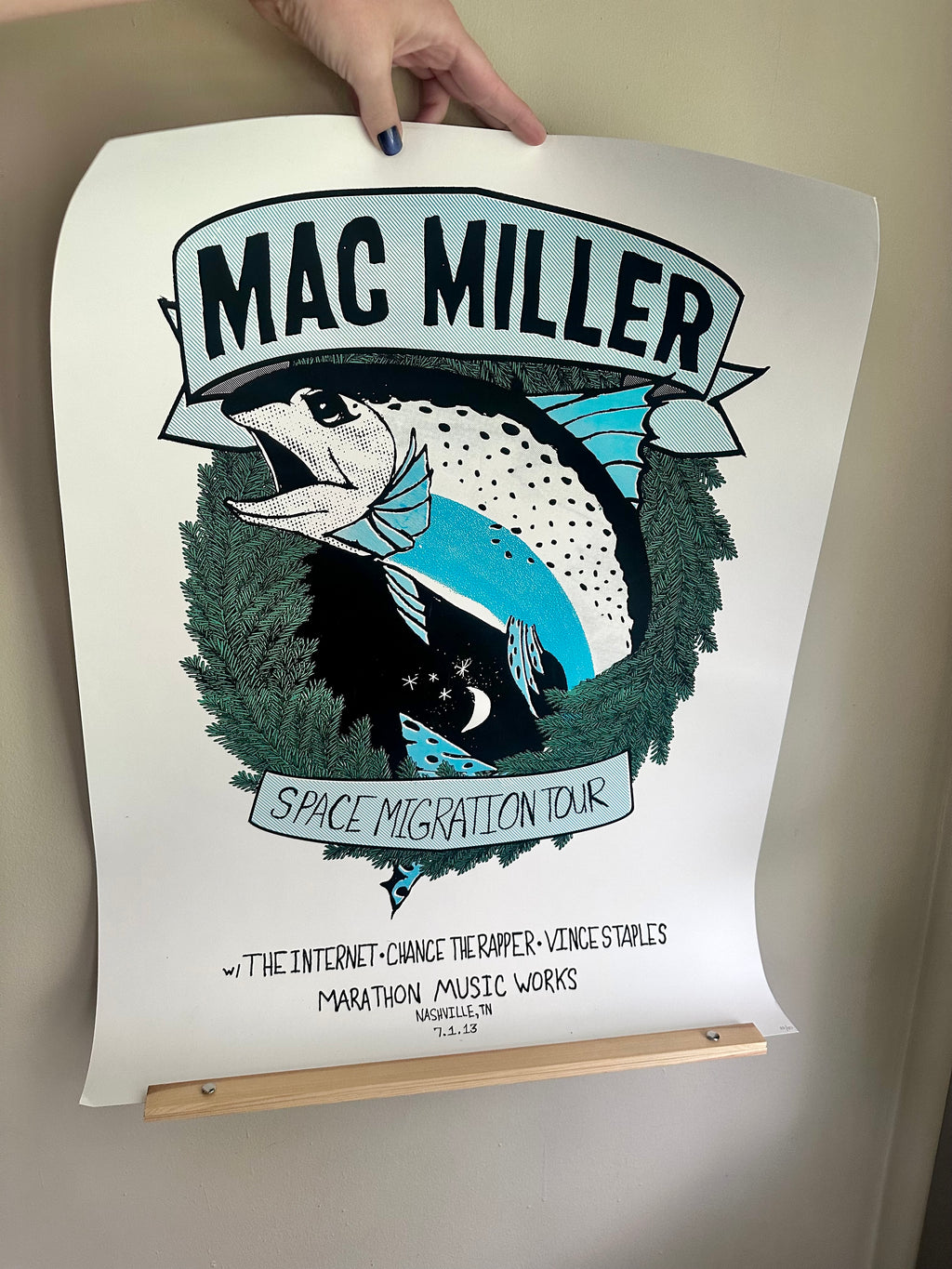 Limited-Edition Mac Miller 2013 Tour Print