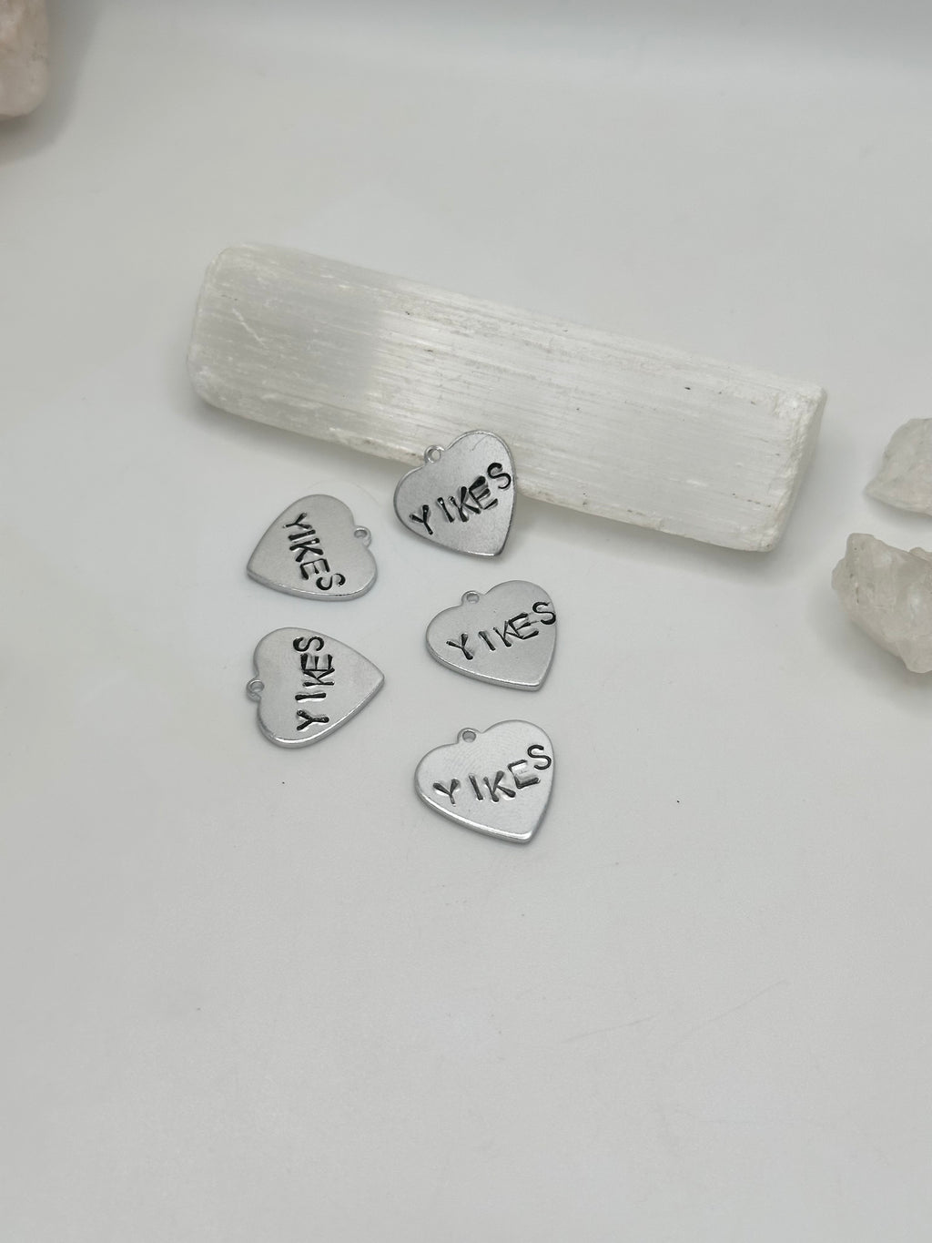 Stamped Conversation Charms