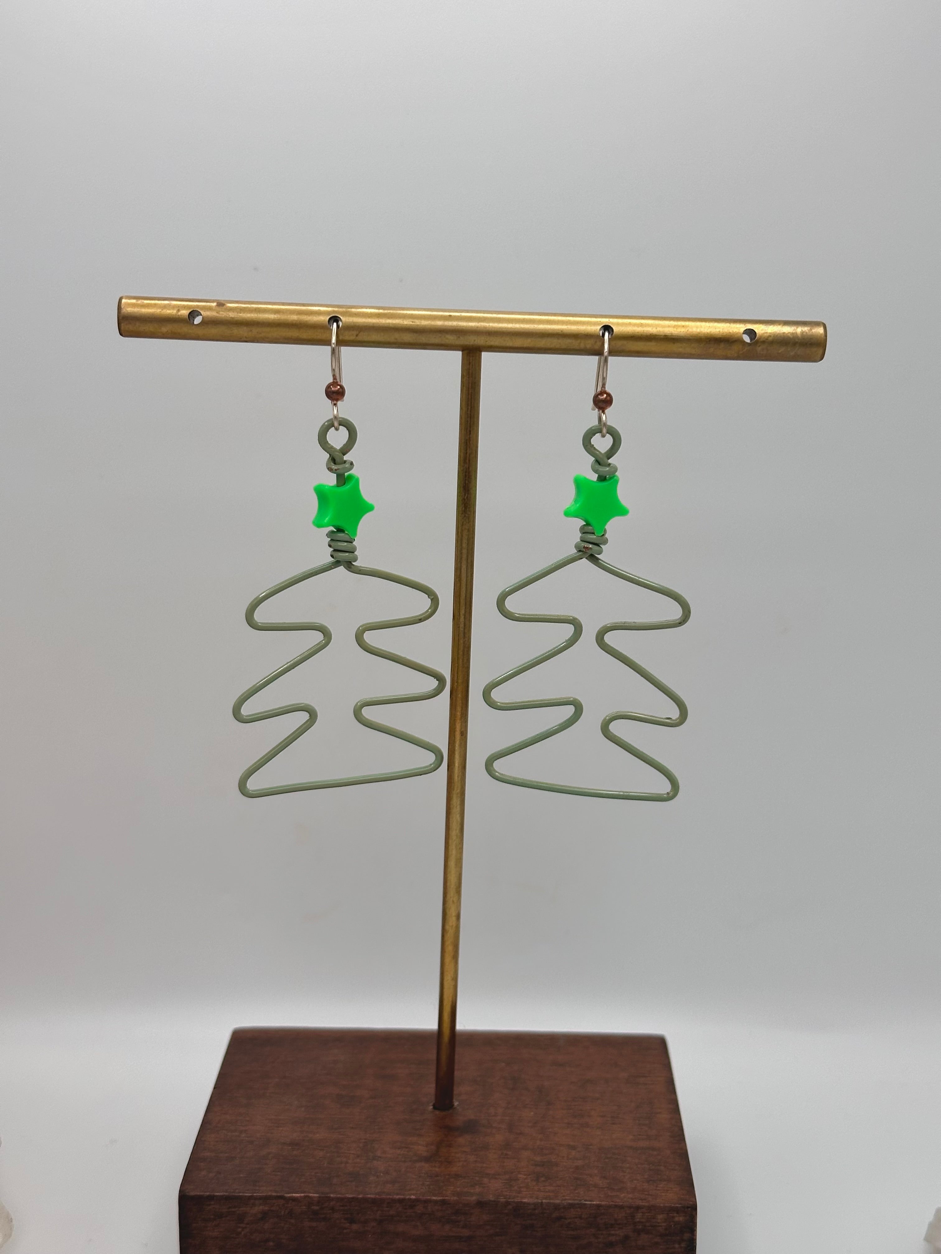 Green Copper Christmas Trees