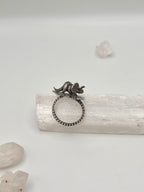 Sterling Triceratops ring