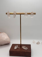 Montana Quartz crystal studs