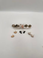 Seashell stud earrings