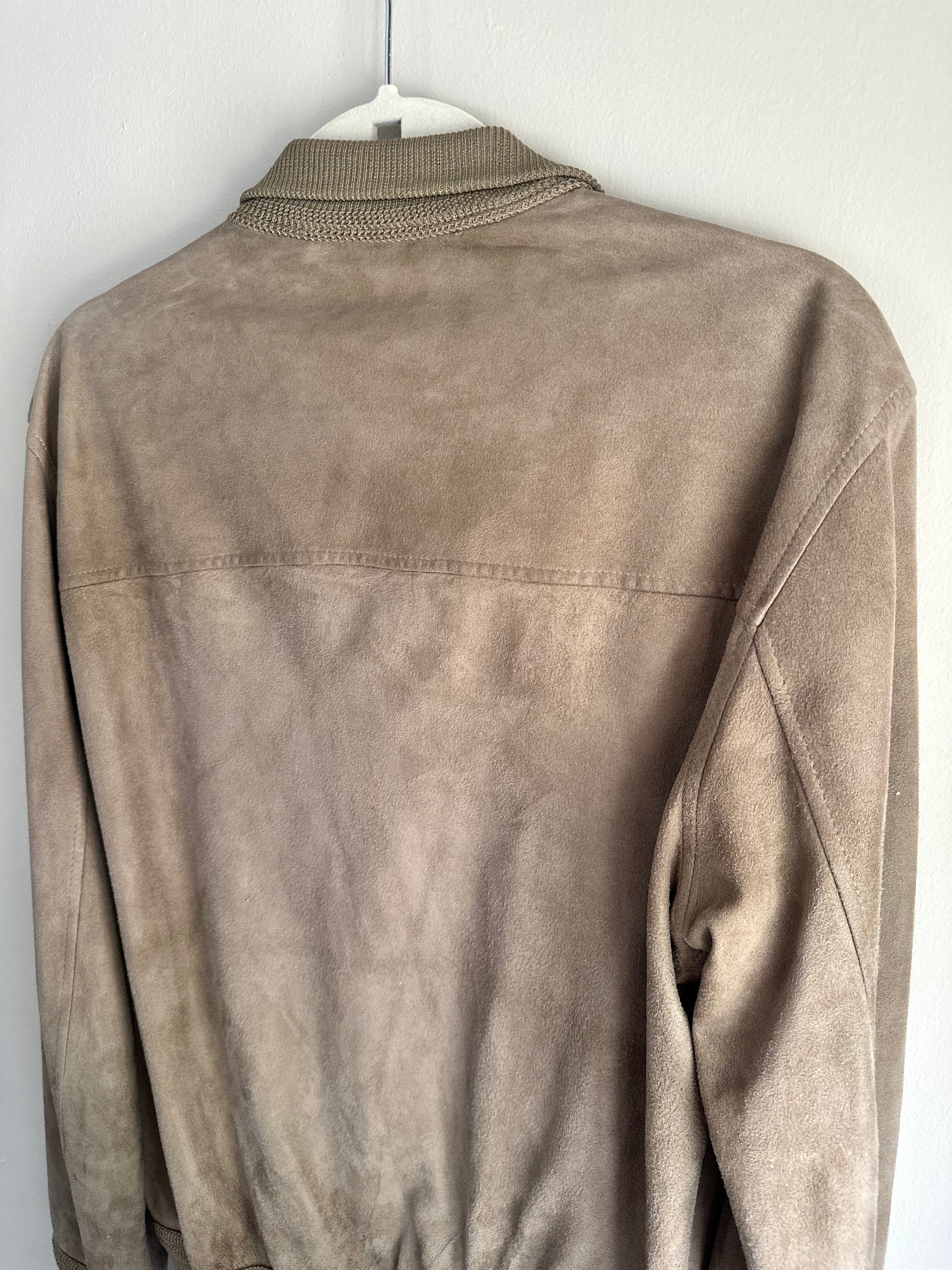 Vintage Paul Stuart Leather Bomber