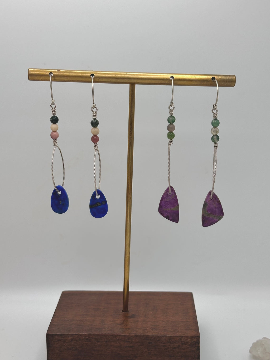 Natural Gemstone earrings