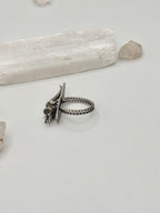 Sterling Triceratops ring