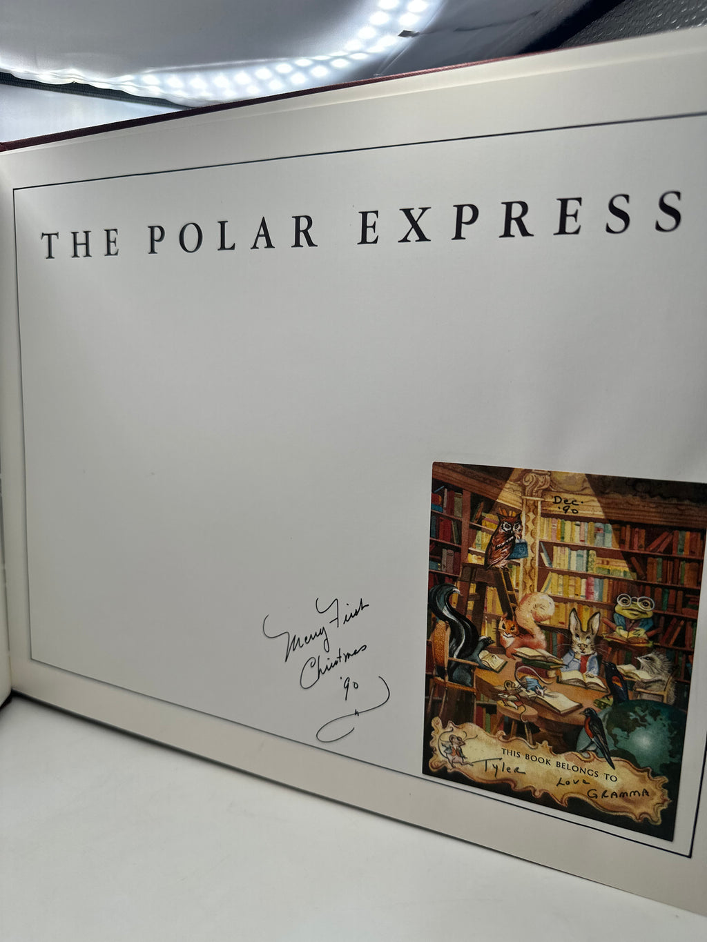 First Edition 1985 Polar Express Book