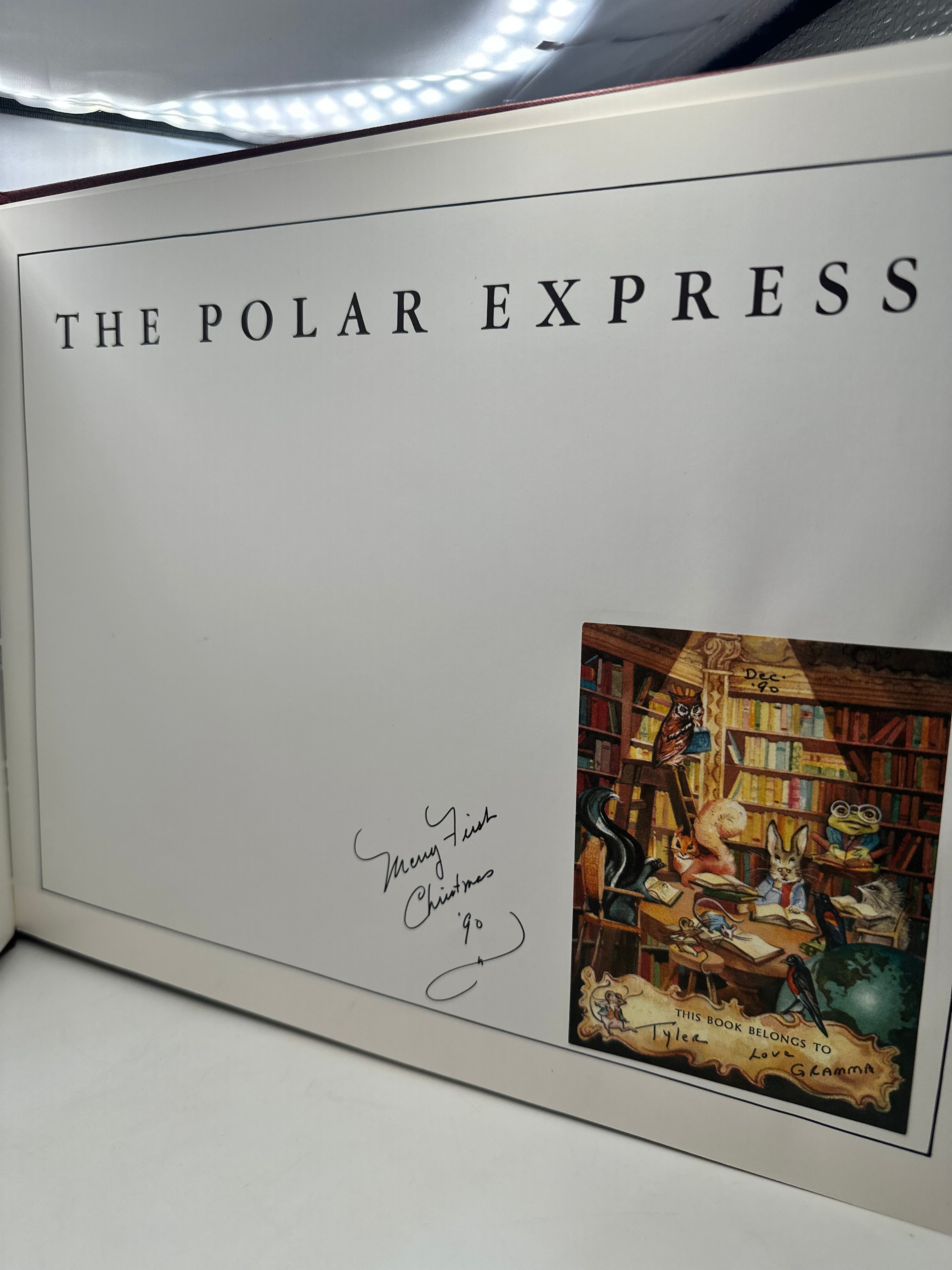 First Edition 1985 Polar Express Book