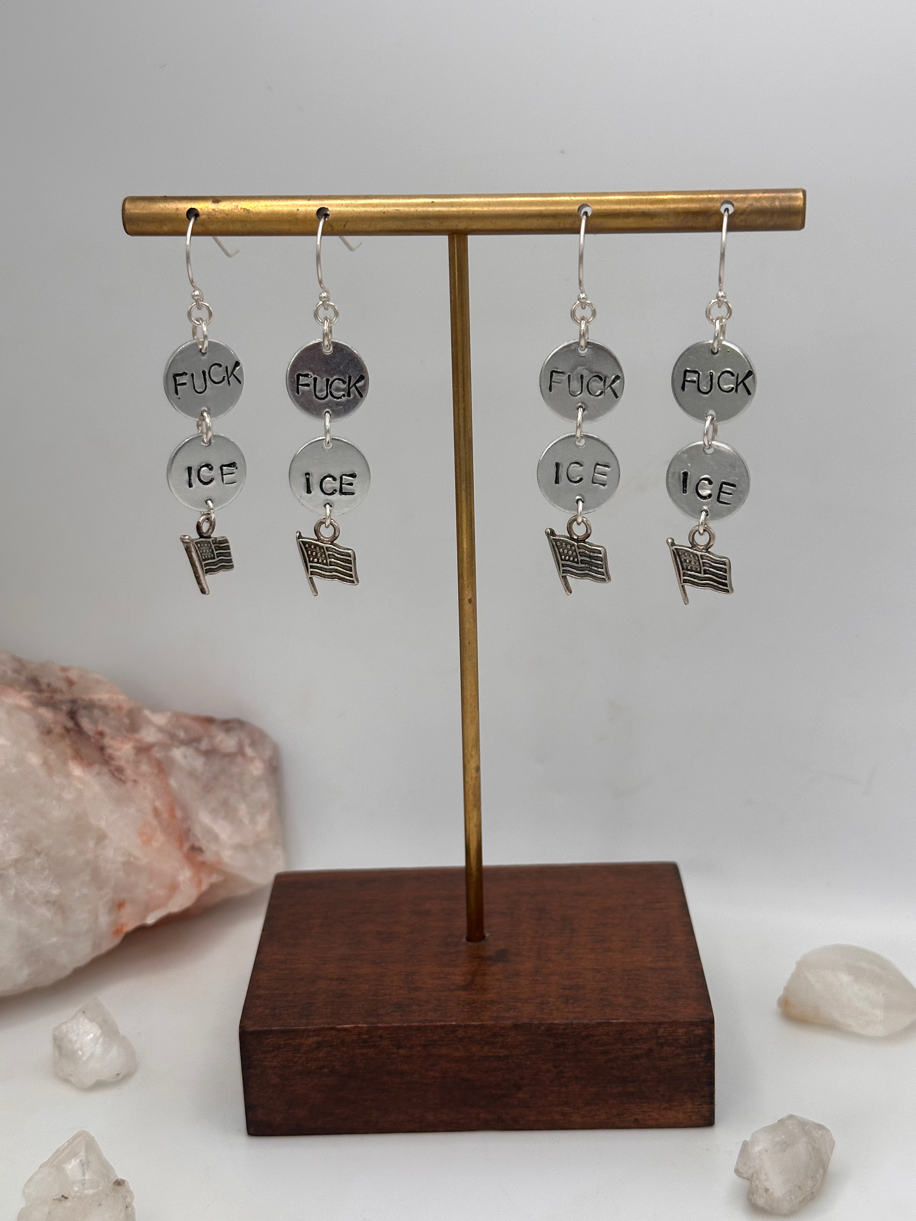 Stamped Earrings