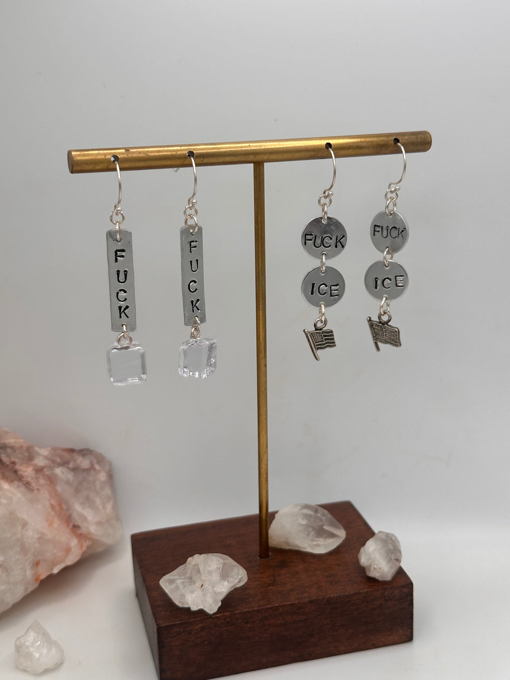 Stamped Earrings