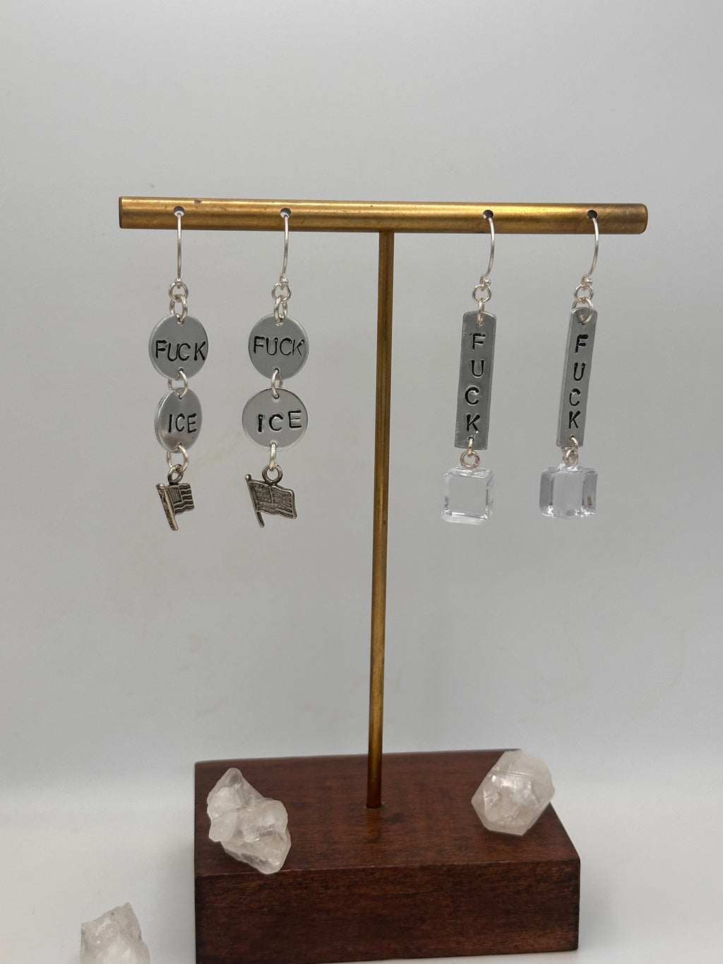 Stamped Earrings