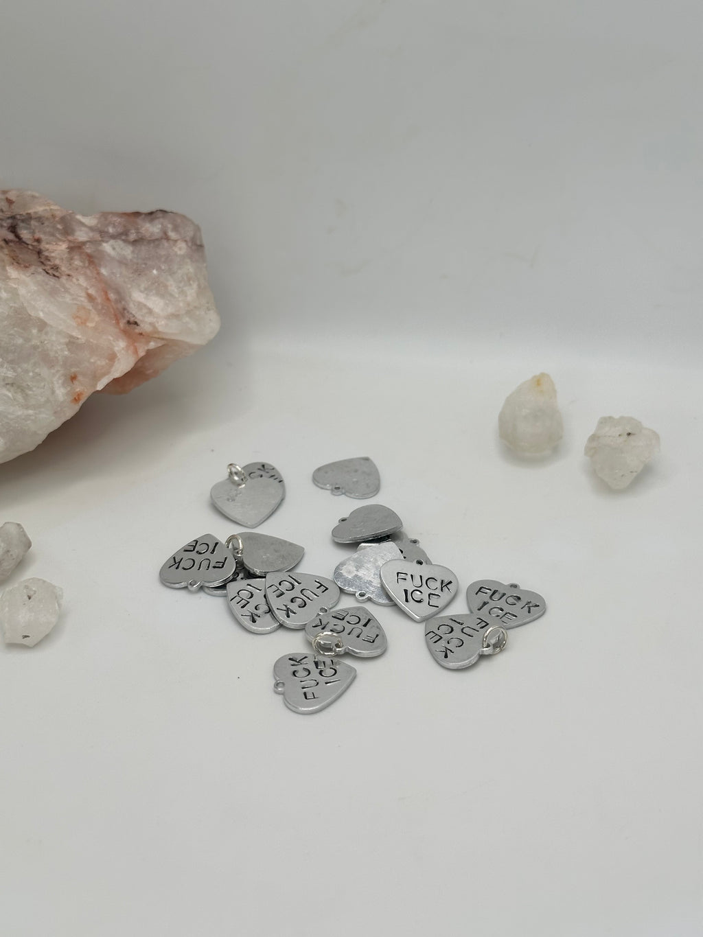 Stamped Conversation Charms