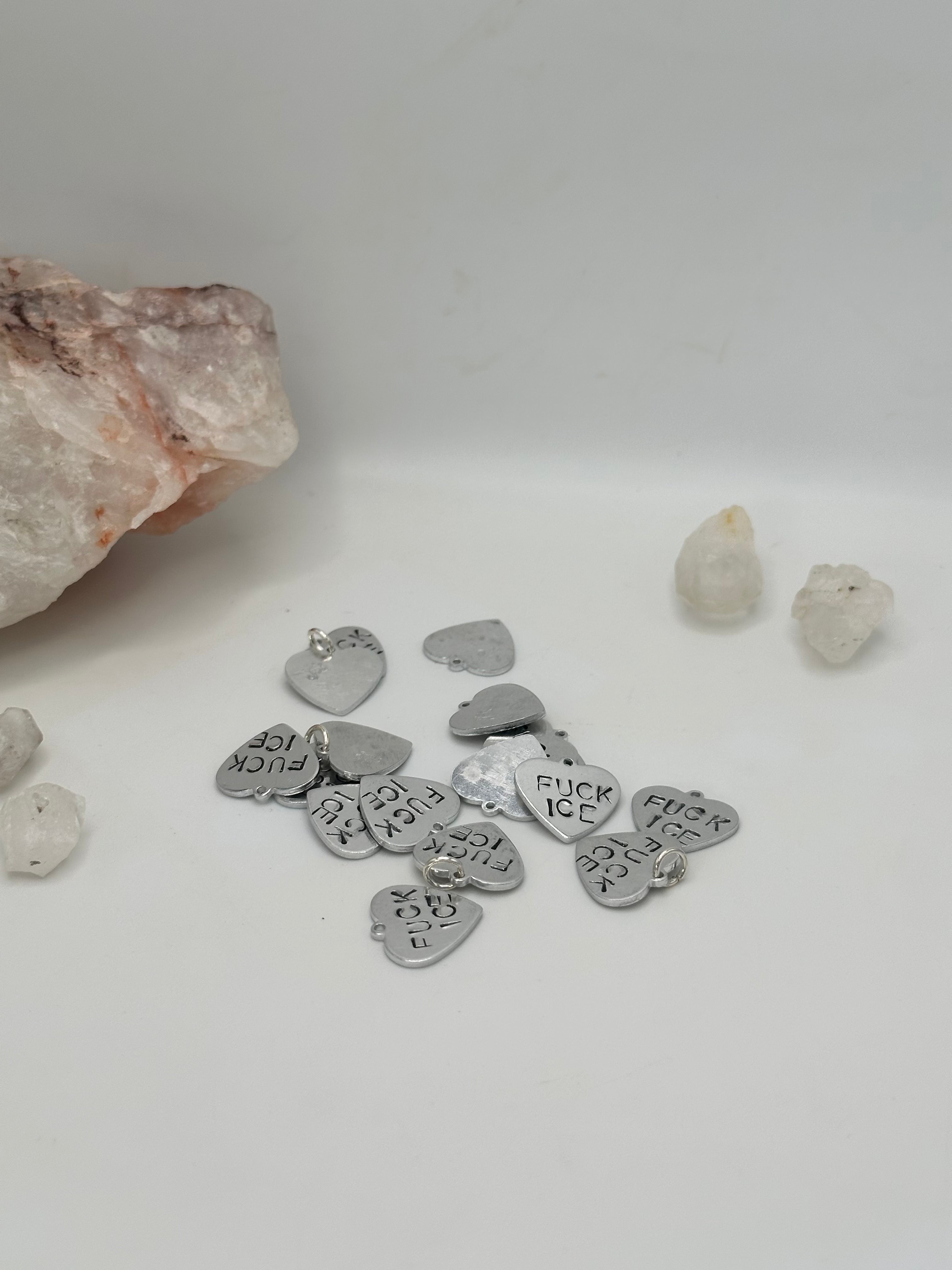 Stamped Conversation Charms