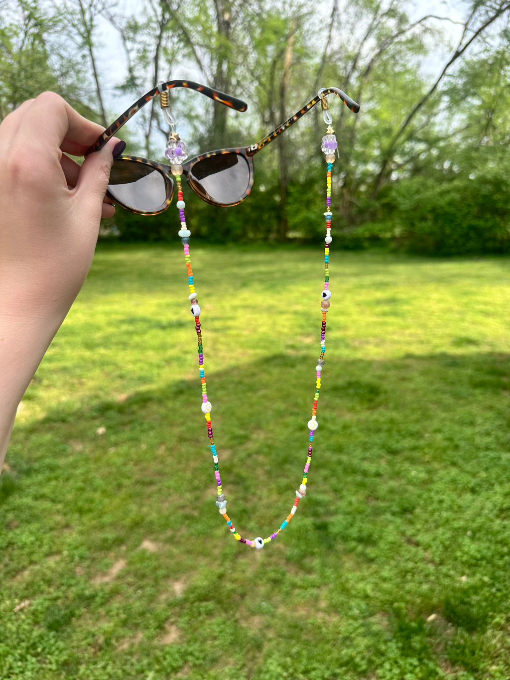 Beaded Eyewear Straps