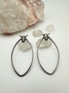 Ox Skull teardrop earrings